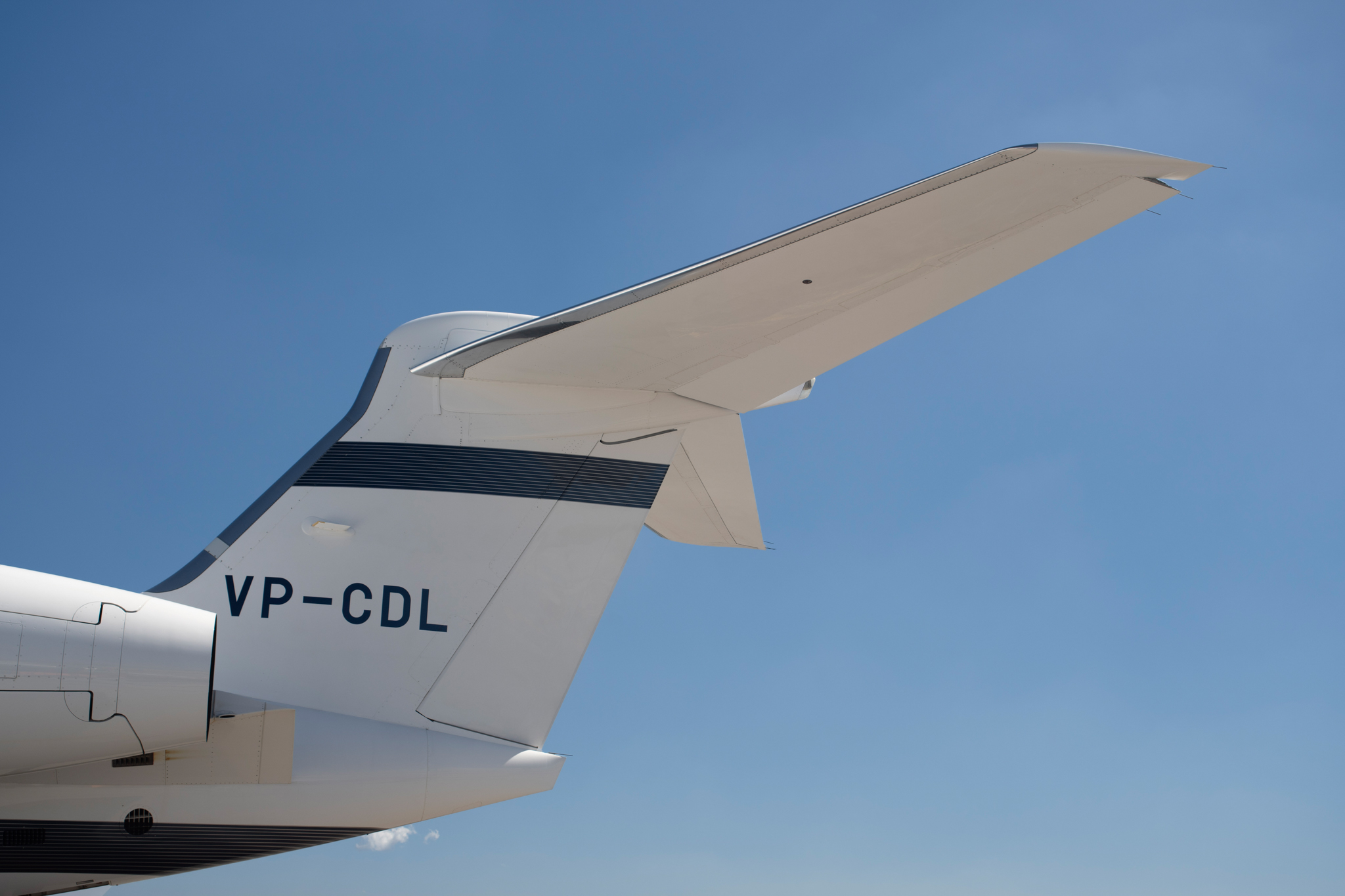 2015 Gulfstream G650ER SN 6098 vertical stabilizer