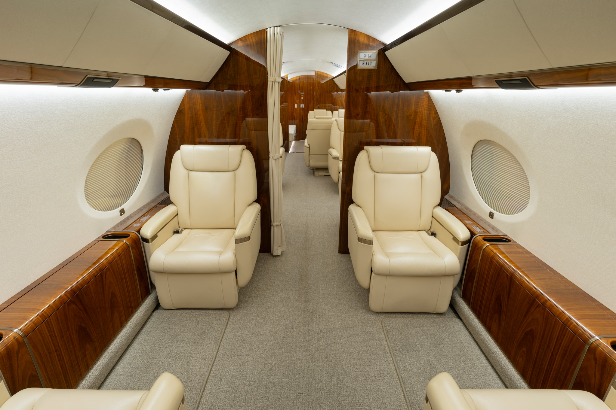 2015 Gulfstream G650ER SN 6098 forward club seating