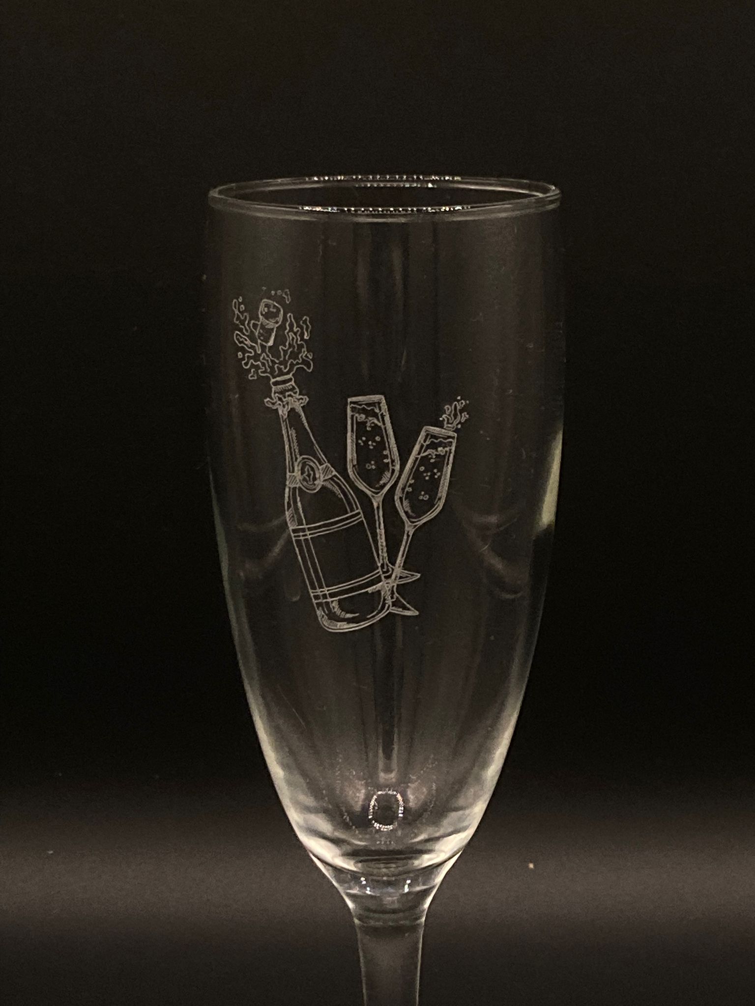 Verre "flûte"
