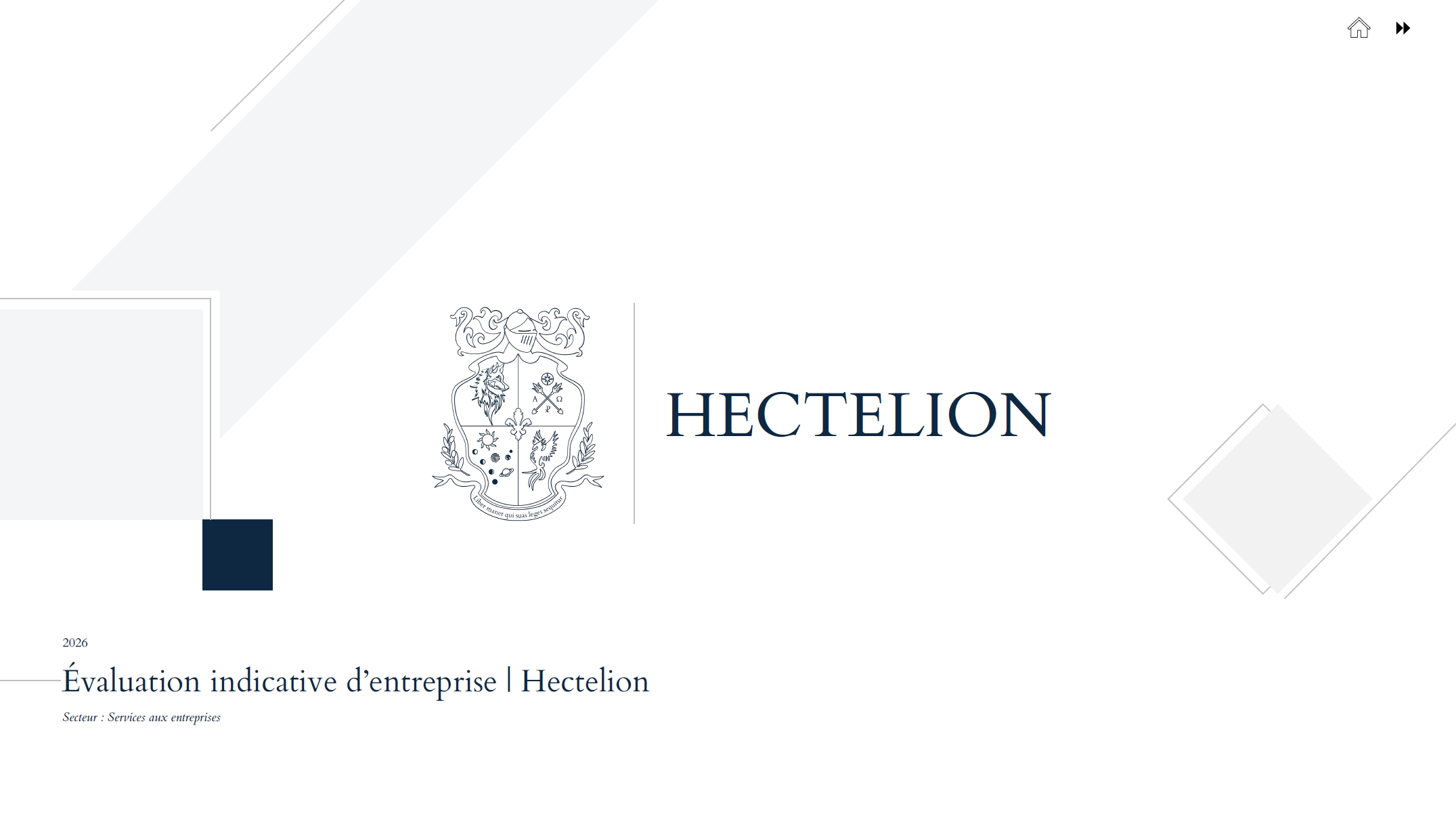 Smart Finance Hectelion — écran de configuration NDA