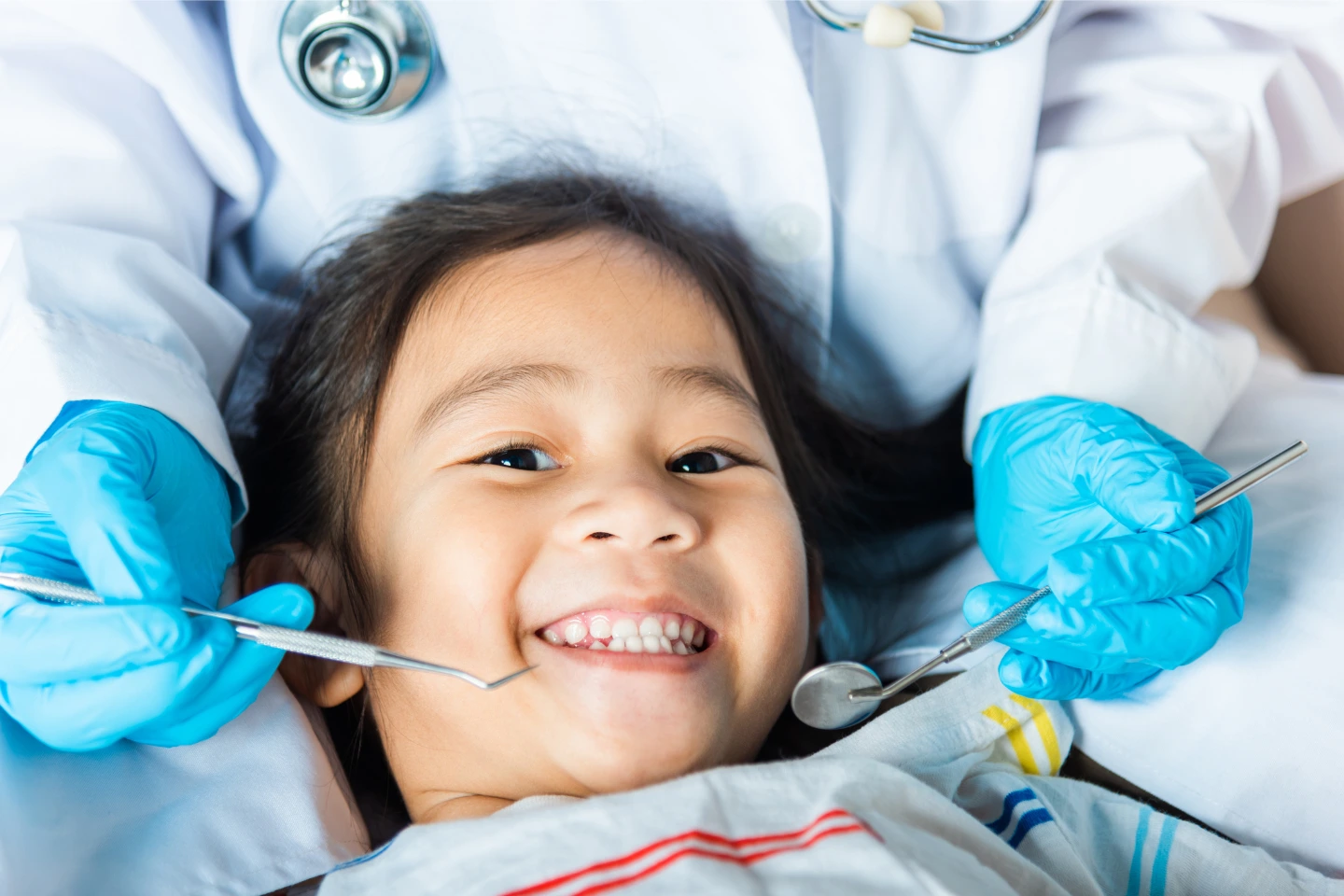 Restorative dentistry treatment for a child's smile