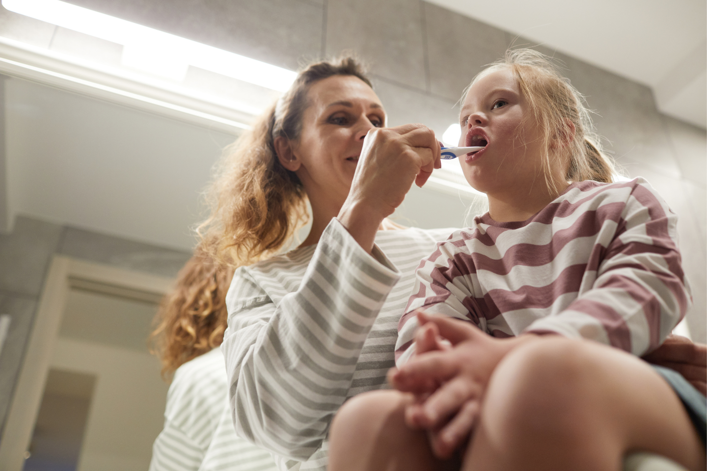 Child with special needs preparing for a dental visit