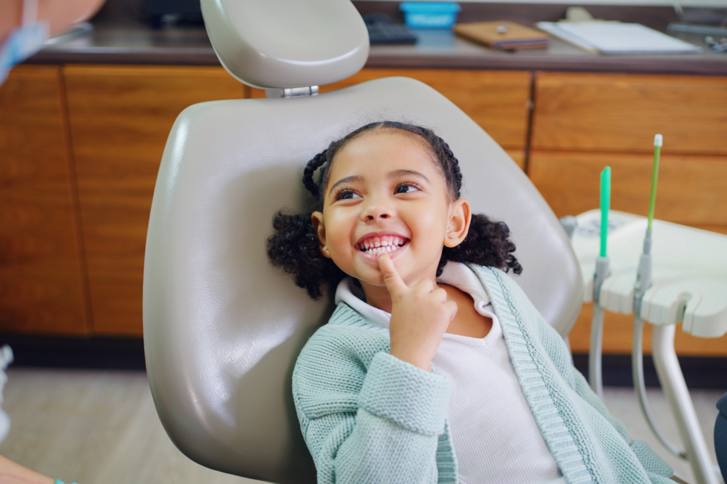 Protective dental restoration for a child's tooth