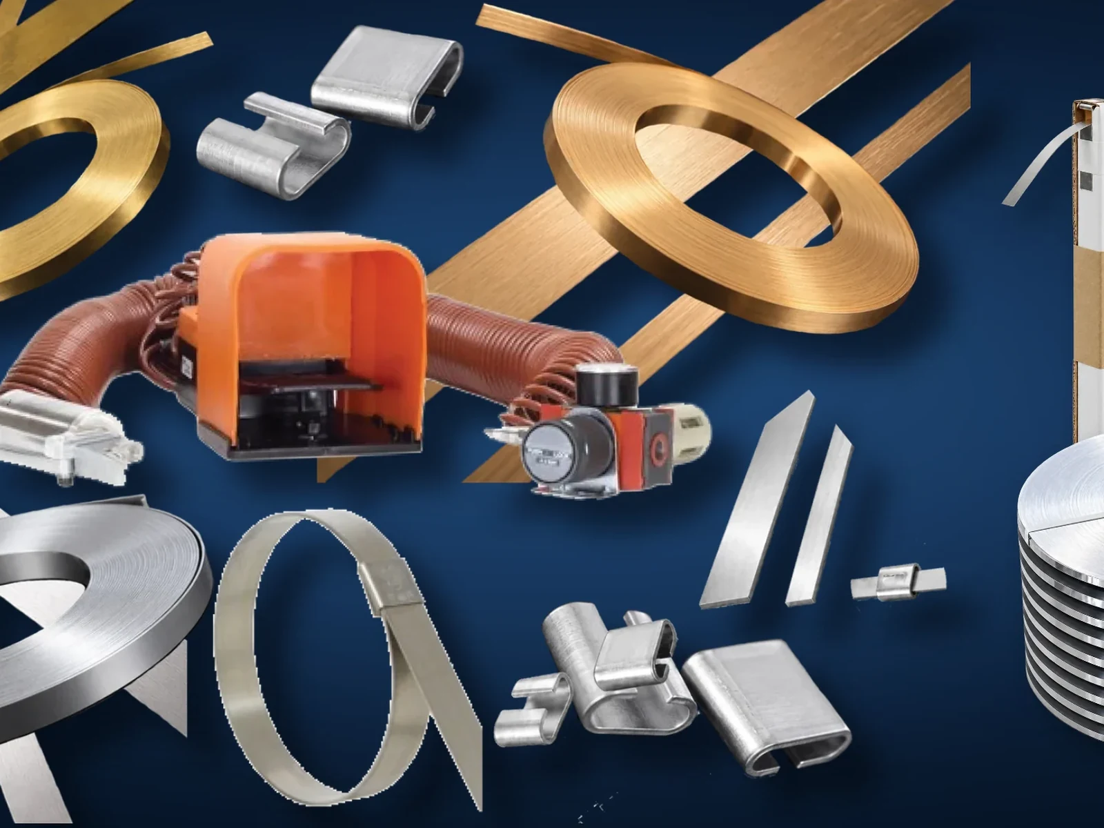 Strap and seal banding hardware — precision metal products by Specialty Nameplate & Manufacturing