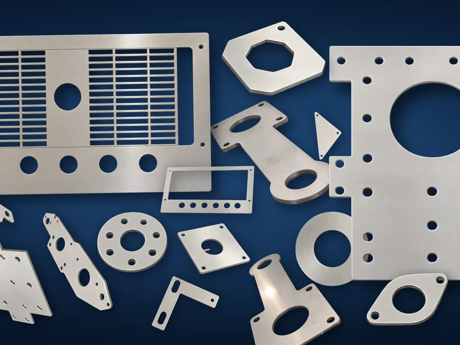 Laser Cut Parts — thin-gauge precision metal parts by Specialty Nameplate & Manufacturing