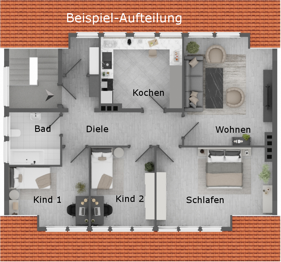 Grundriss Dachgeschoss