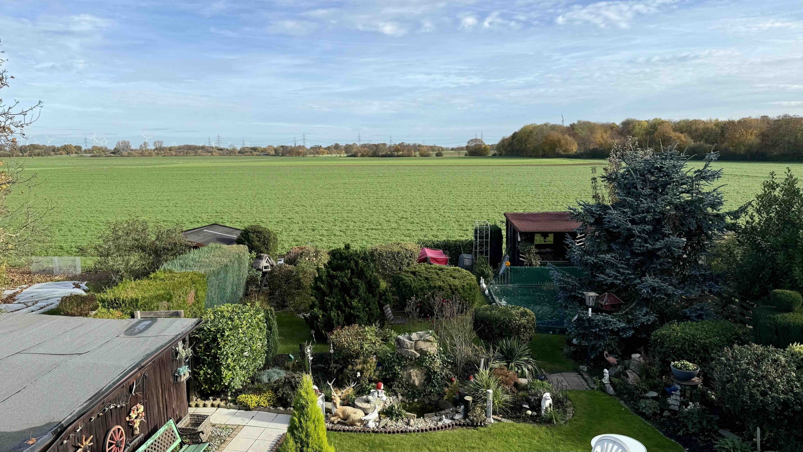 Blick aus dem Dachgeschoss