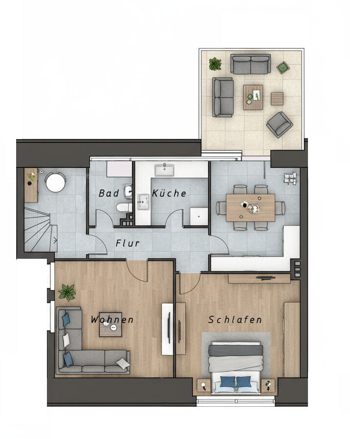 Grundriss Dachgeschoss