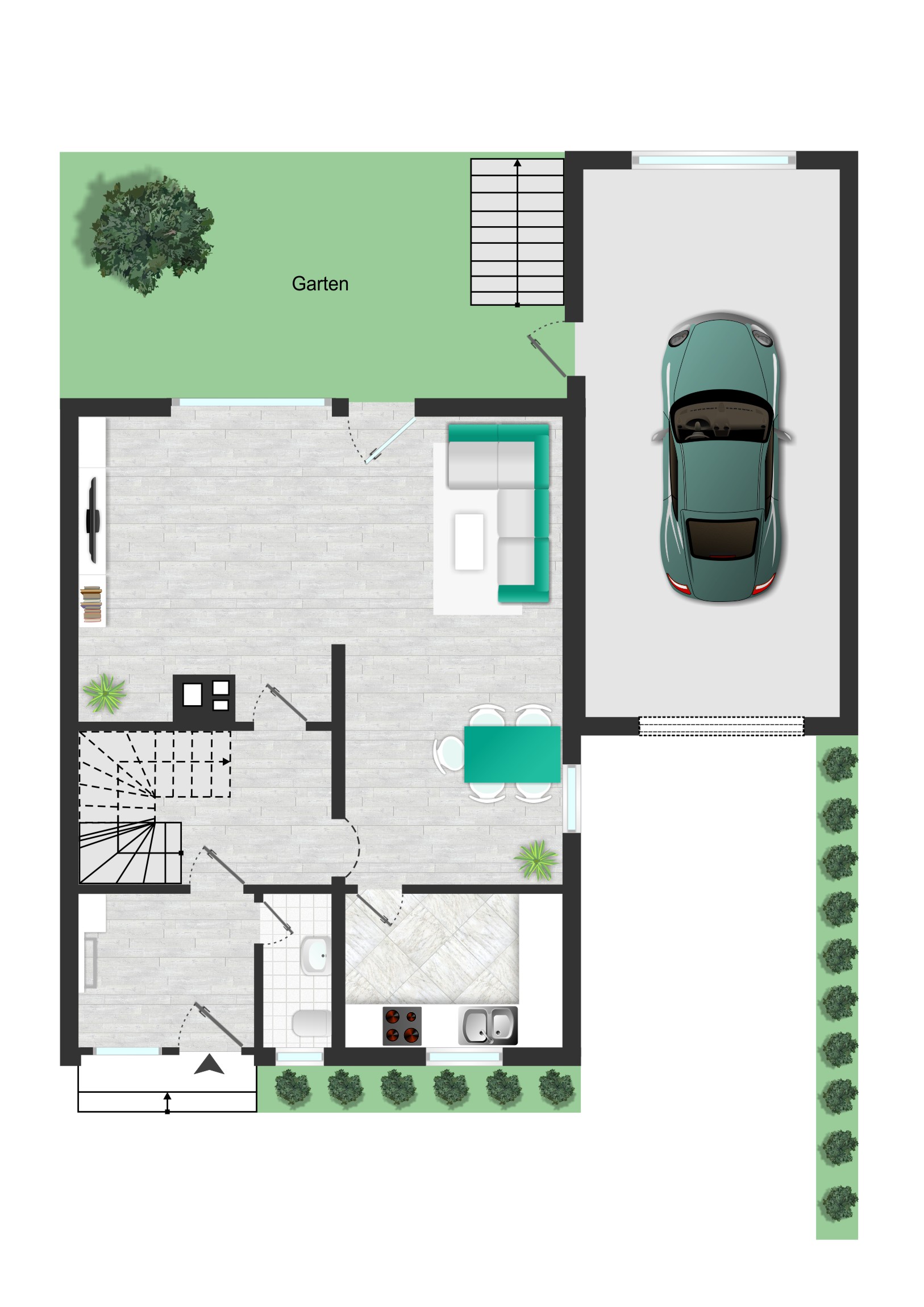 Grundrisse Erdgeschoss