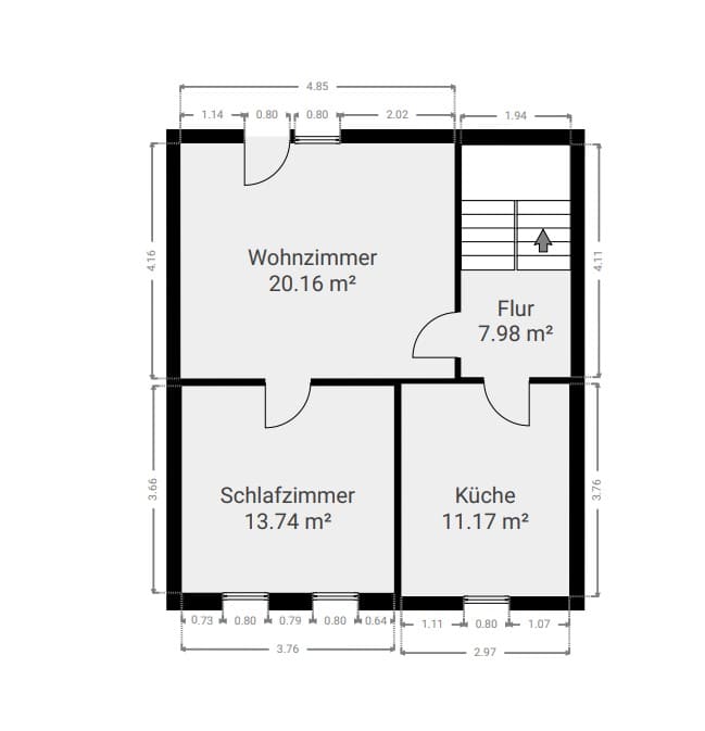 Grundriss Obergeschoss
