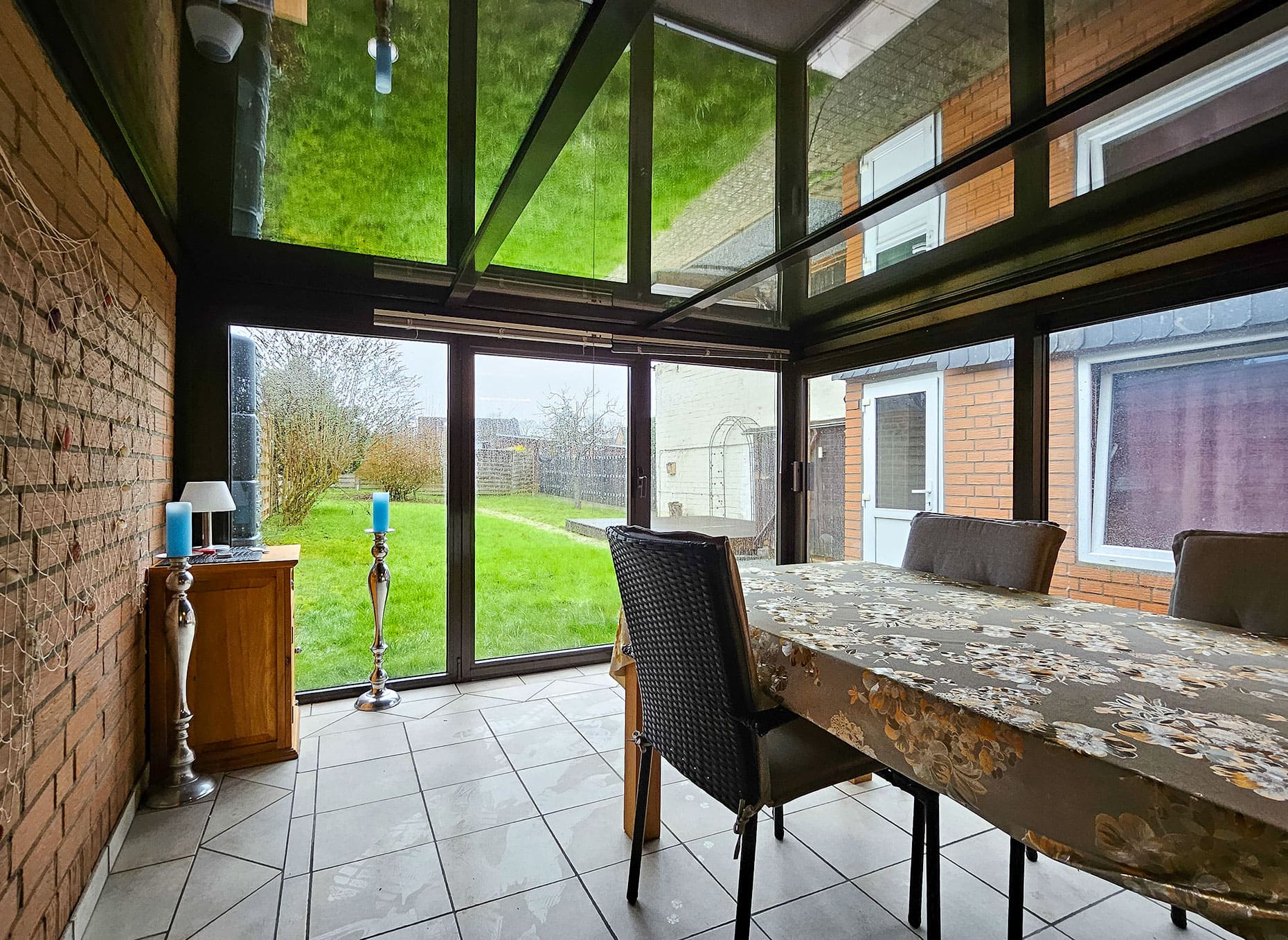 Überdachte Terrasse