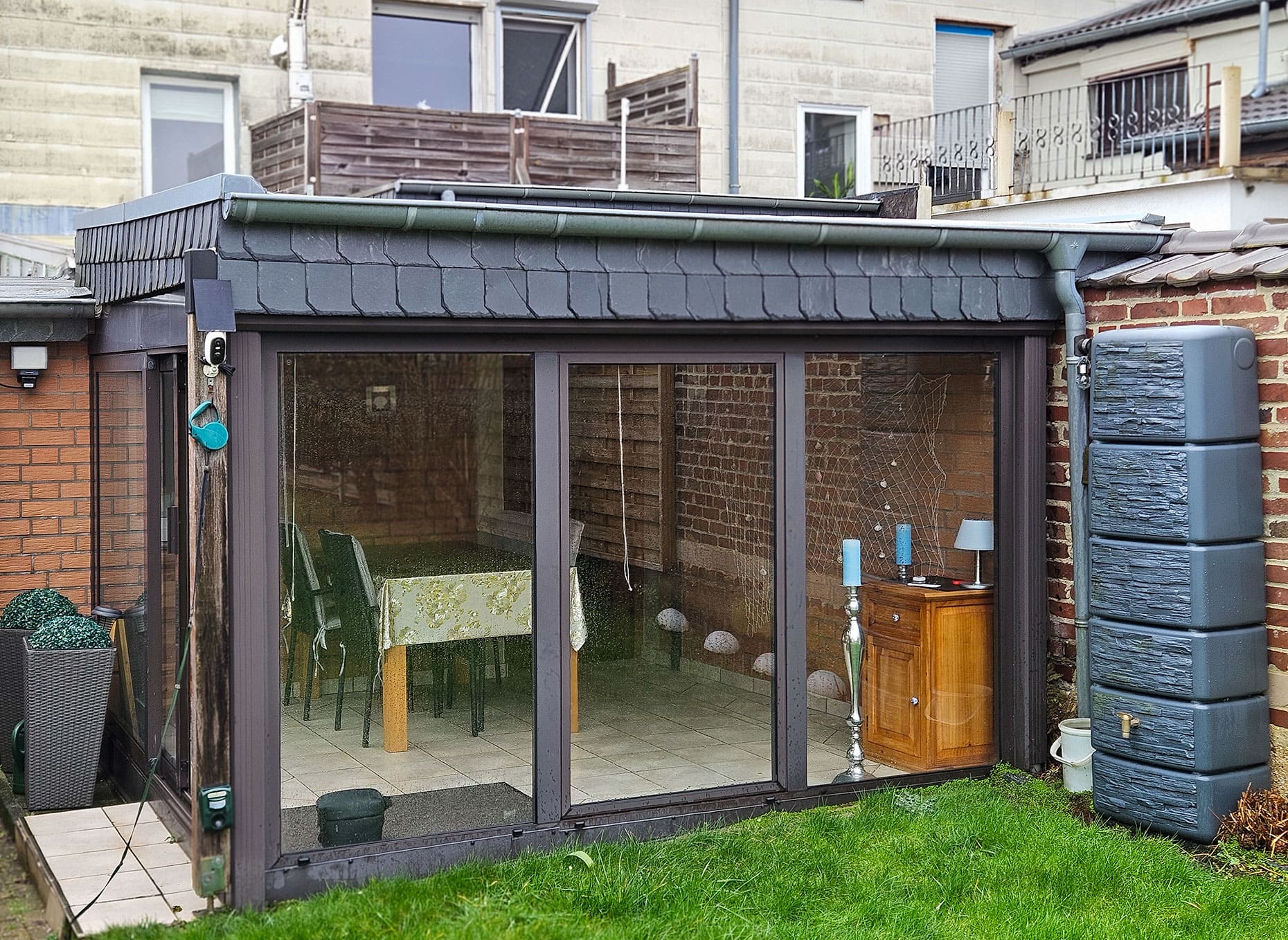 Überdachte Terrasse