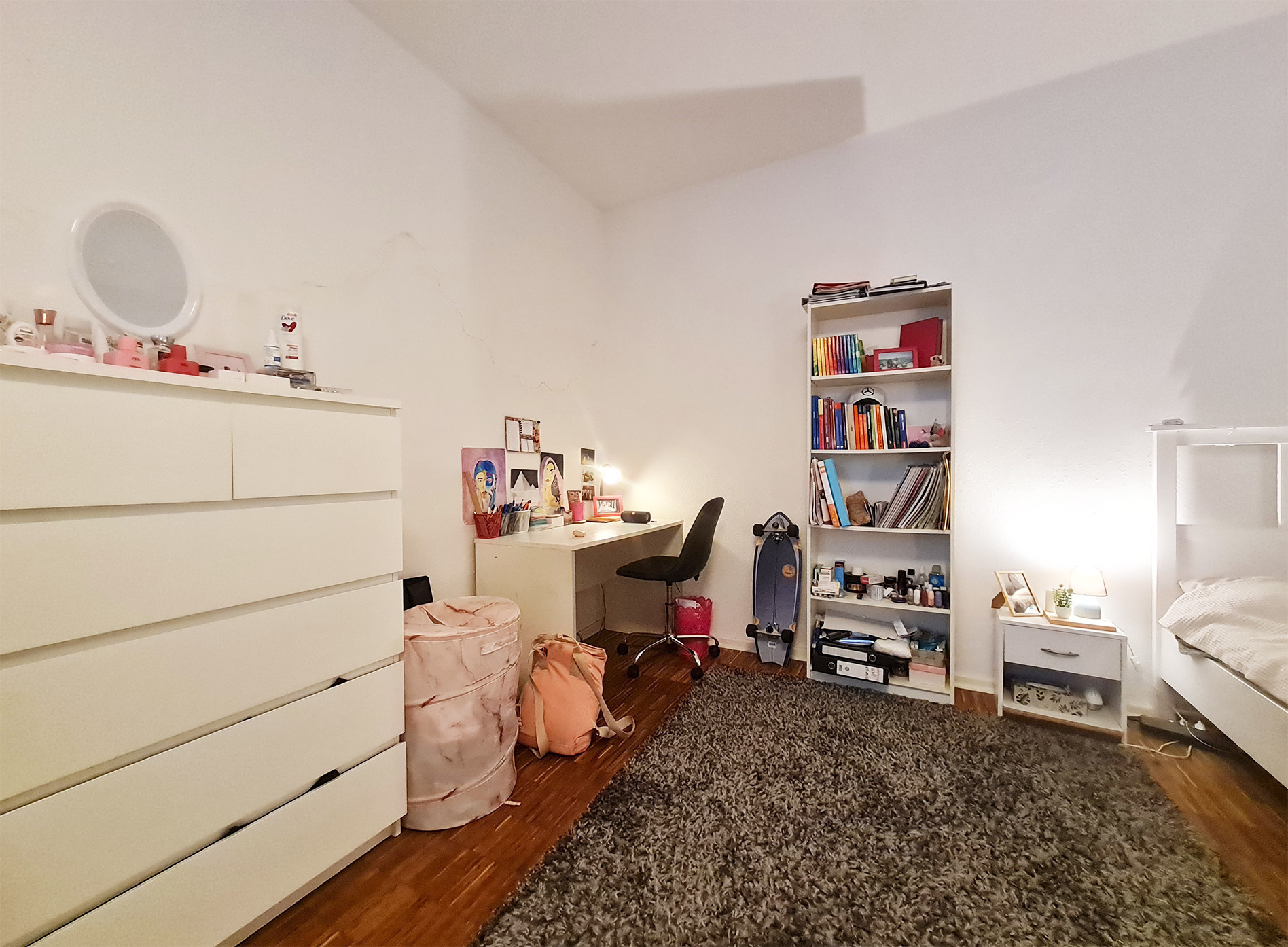 Lernecke im Schlafbereich