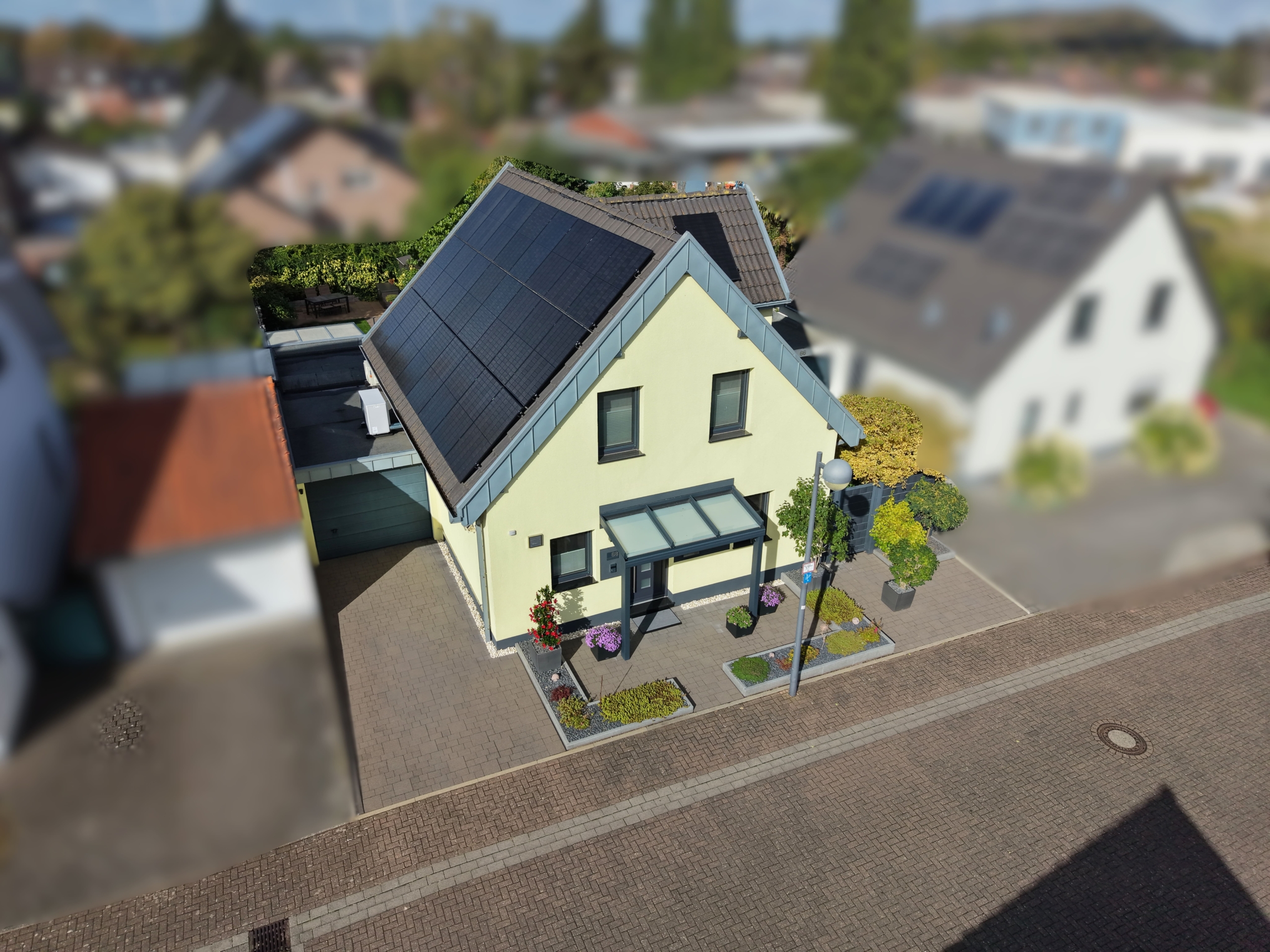 Hausansicht aus der Luft