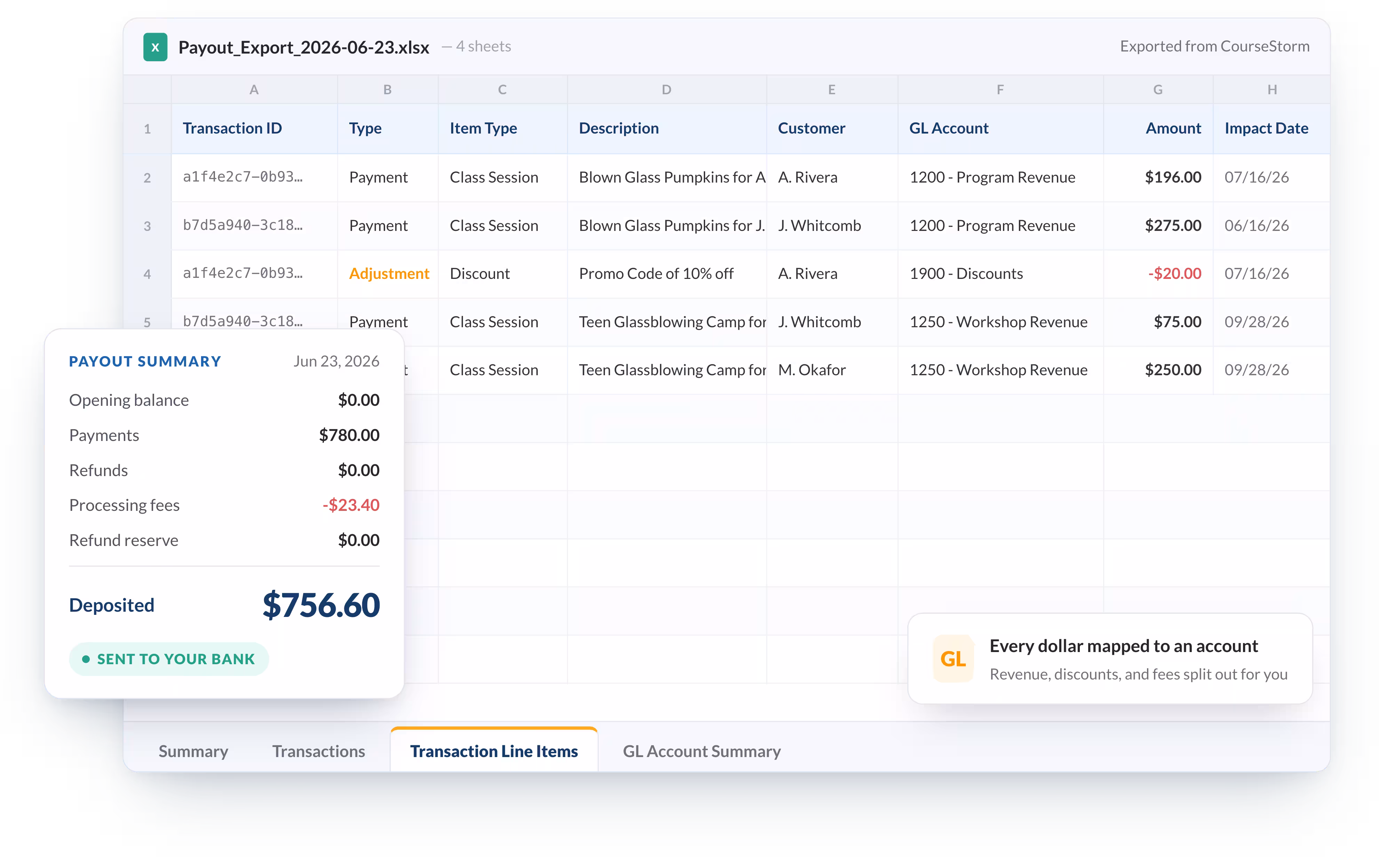 CourseStorm's Just Ask Reporting assistant uses AI to quickly answer questions about class registration data