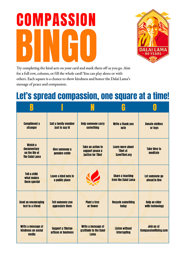Compassion Bingo