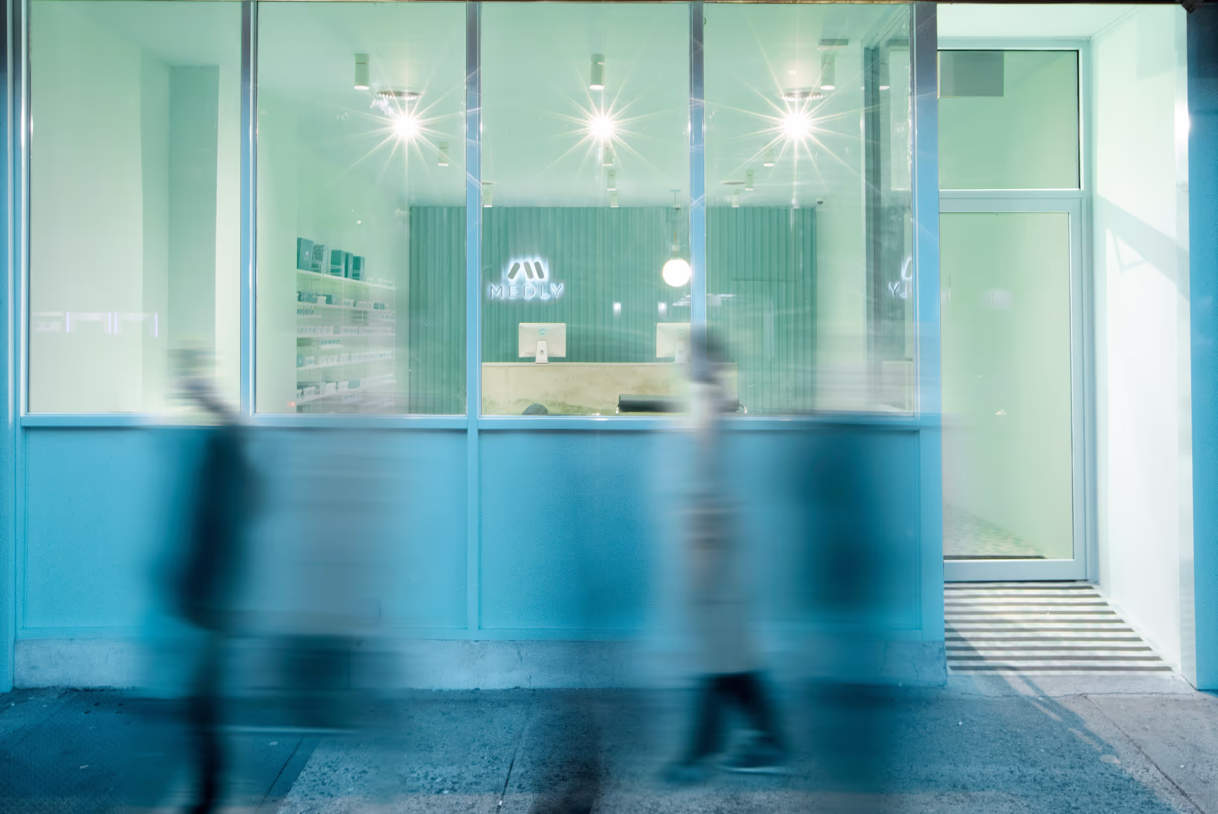 Modern Pharmacy Interior Design  Storefront