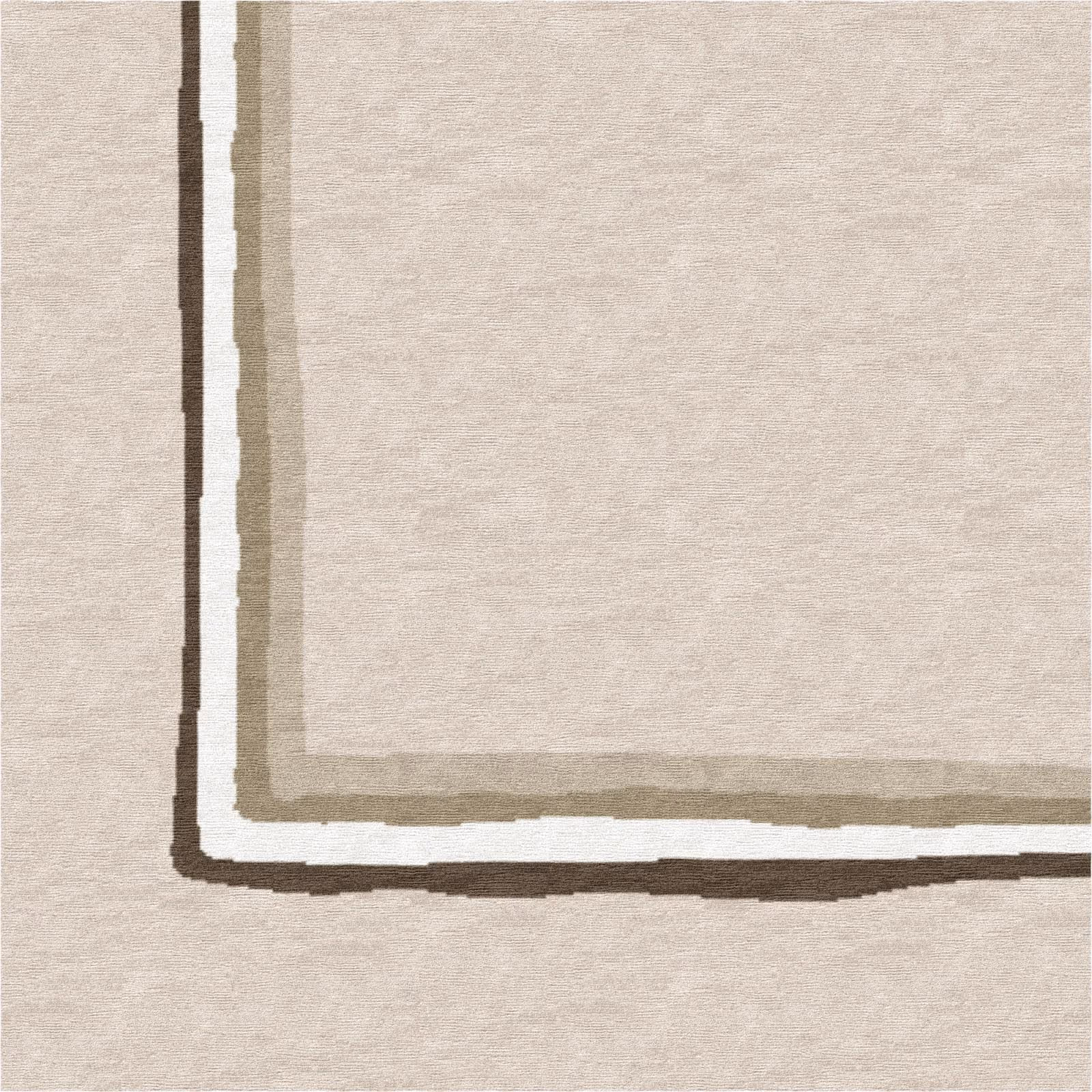 High-quality wool rug with warm modern palette