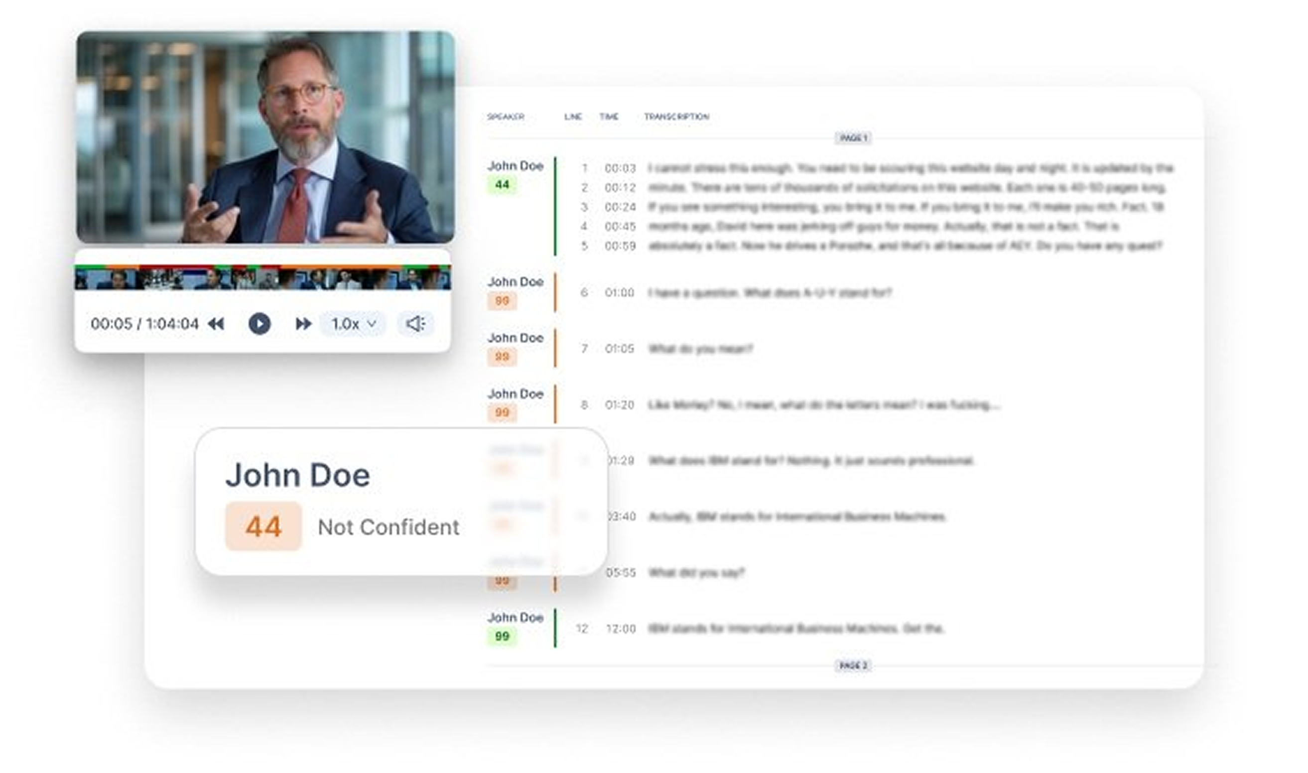 DepoIQ product features