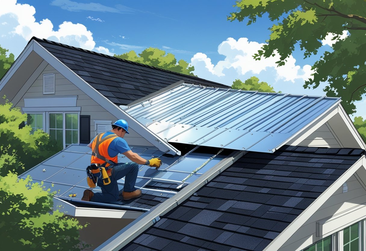 Installing a metal roof over existing shingles can be a practical solution for many homeowners. 