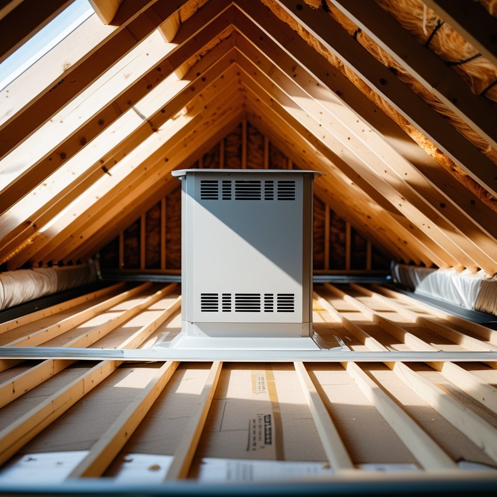 Attic ventilation keeps the space under your roof cooler and drier.