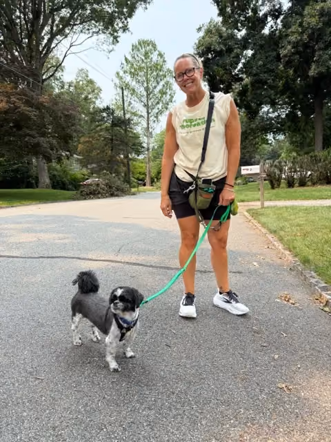 Pups and Recreation dog walker near Dodge Field in Madison NJ.