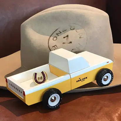 Truck toy from One Gun Ranch