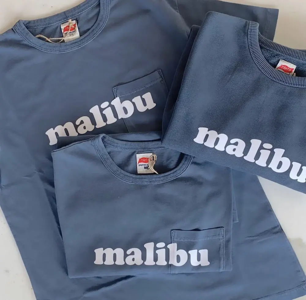 Malibu sweatshirts from One Gun Ranch