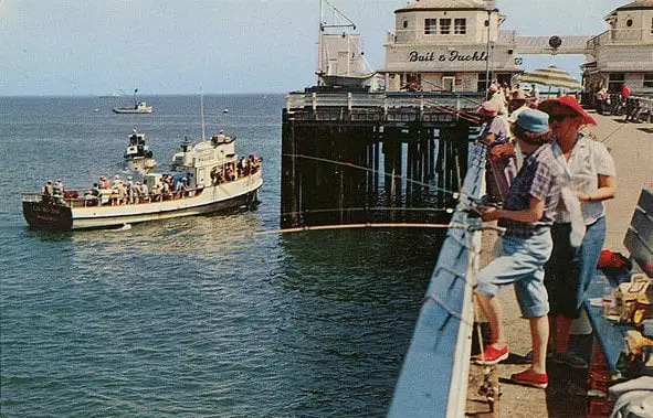 People fishing at Malibu Pier