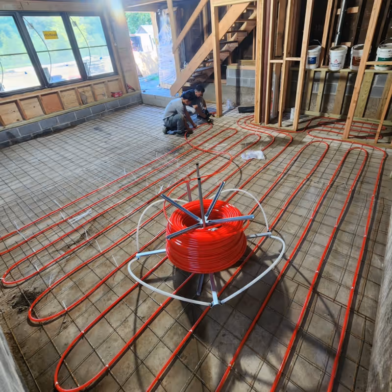 Gallery of our heating work done in NJ.
