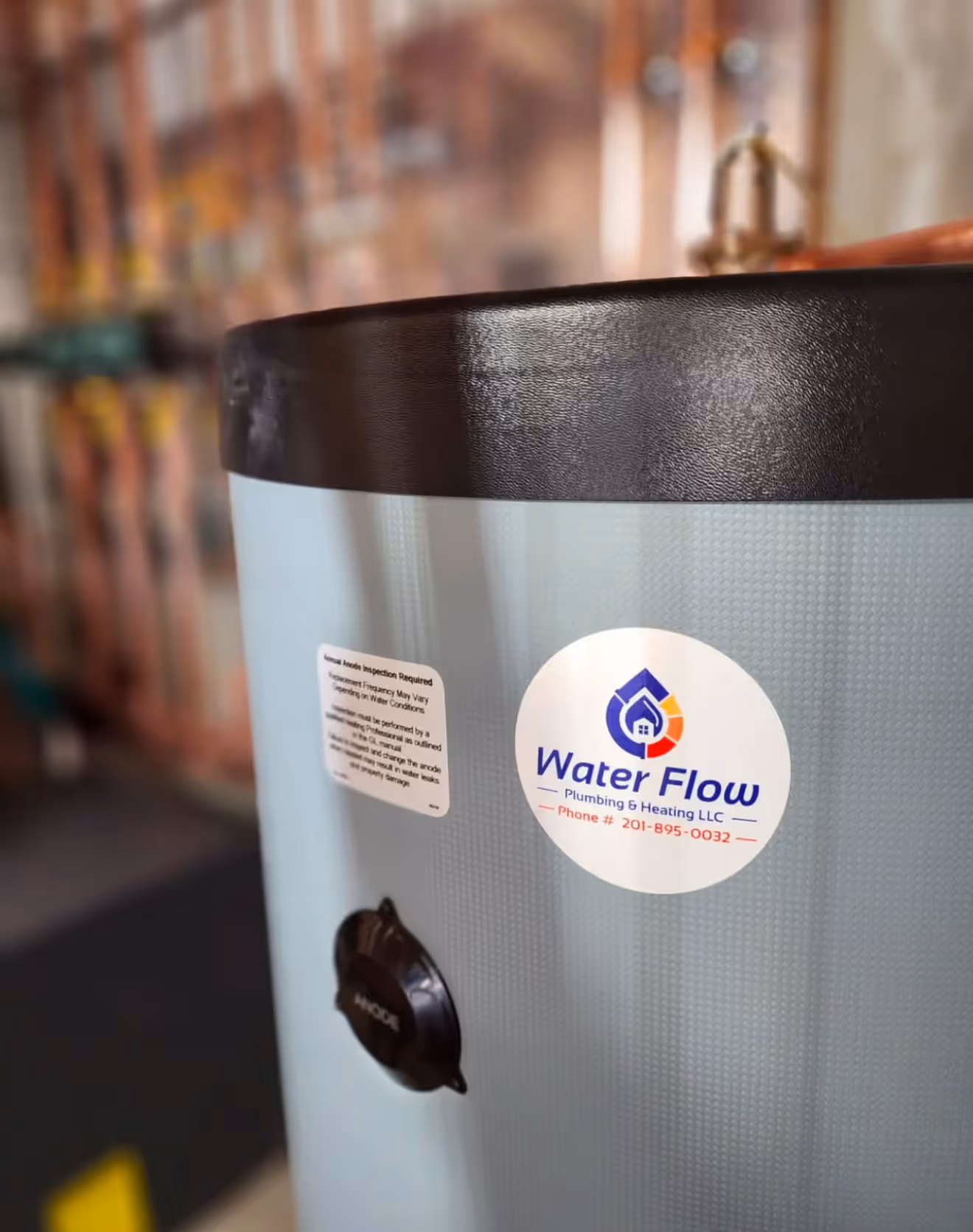 Water heater repaired by Water Flow Plumbing & Heating 