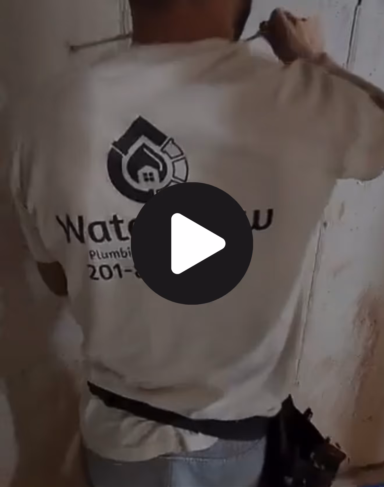 Our team working at a new construction project during underground phase. 