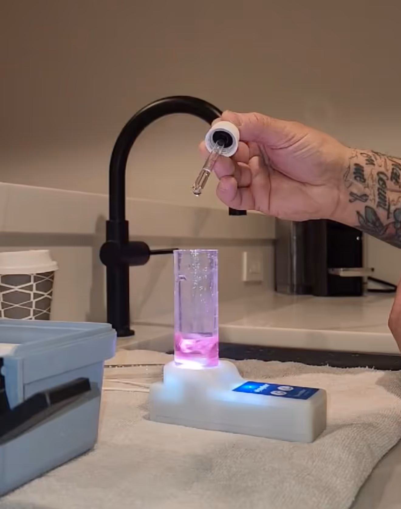 Free water test for contaminants and hardness for a homeowner in New Jersey. 