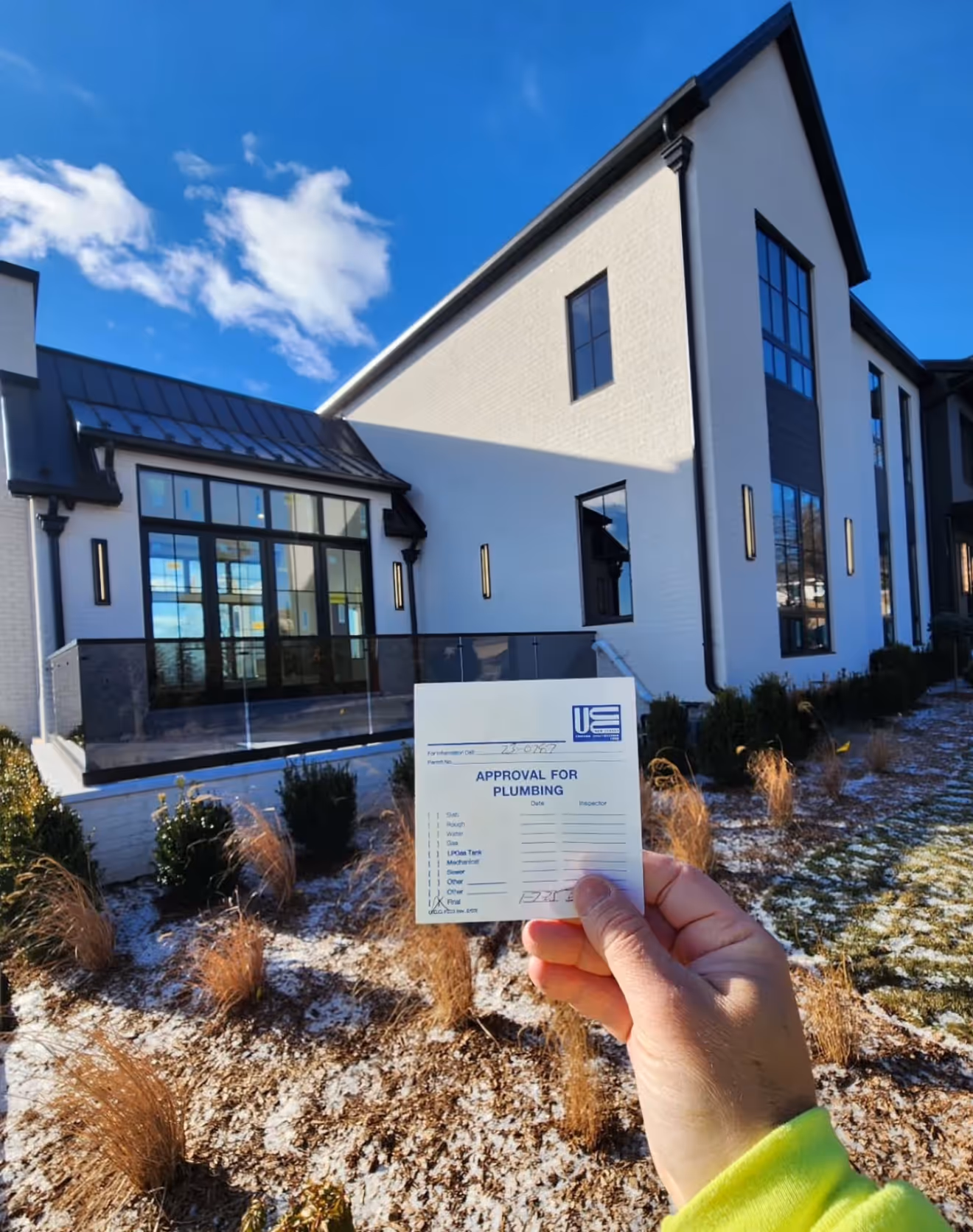 Pass final inspection in Paramus, NJ.