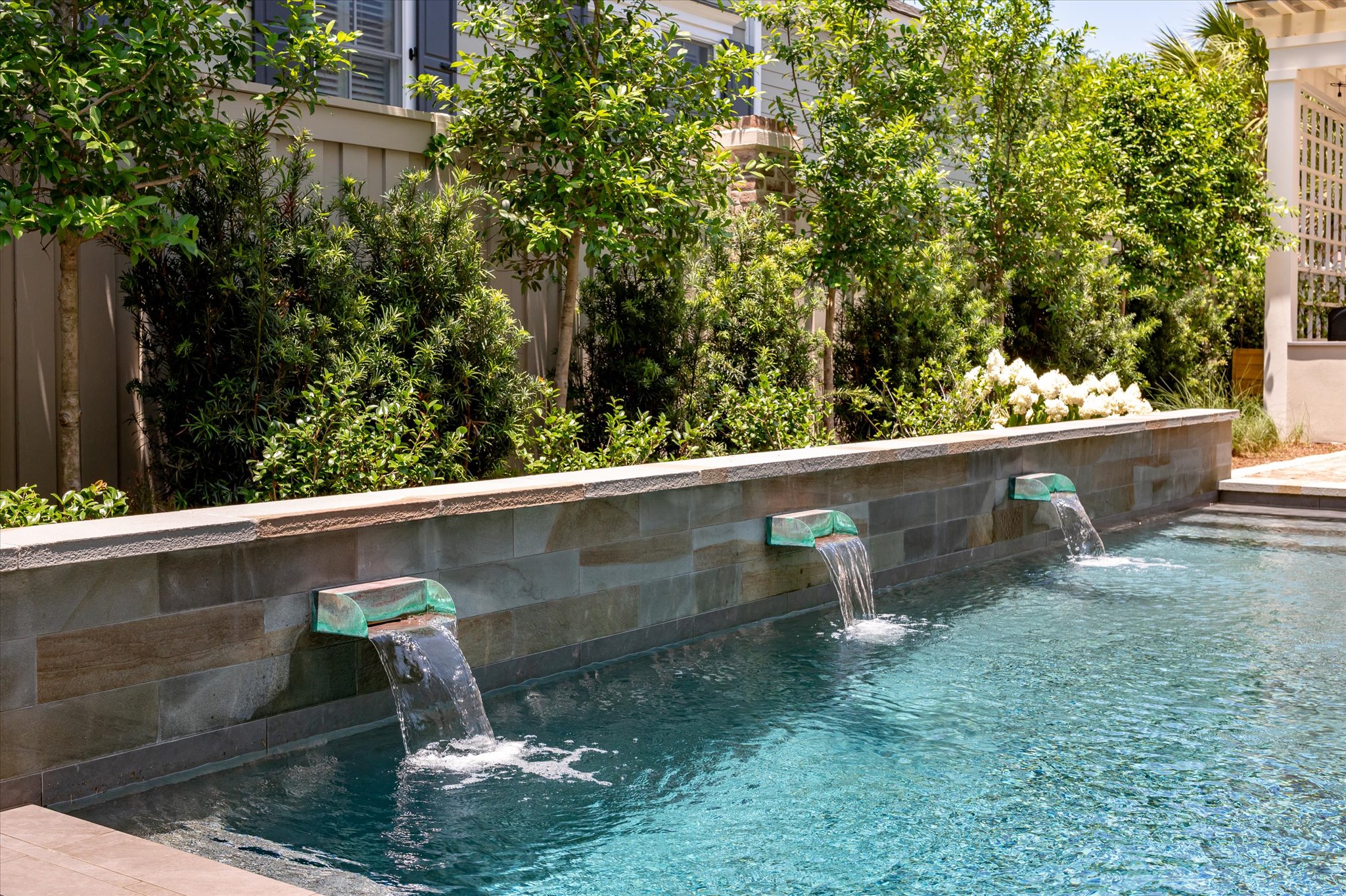 Custom pool and outdoor space in Charleston, SC - BuiltByR3