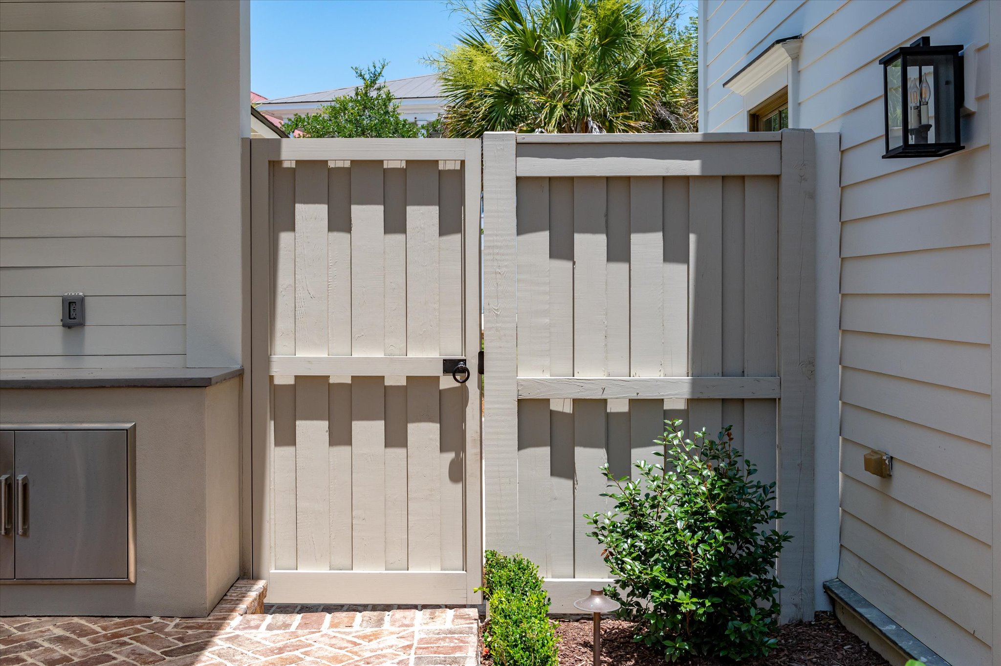 Custom outdoor gate and door in Charleston, SC - BuiltByR3