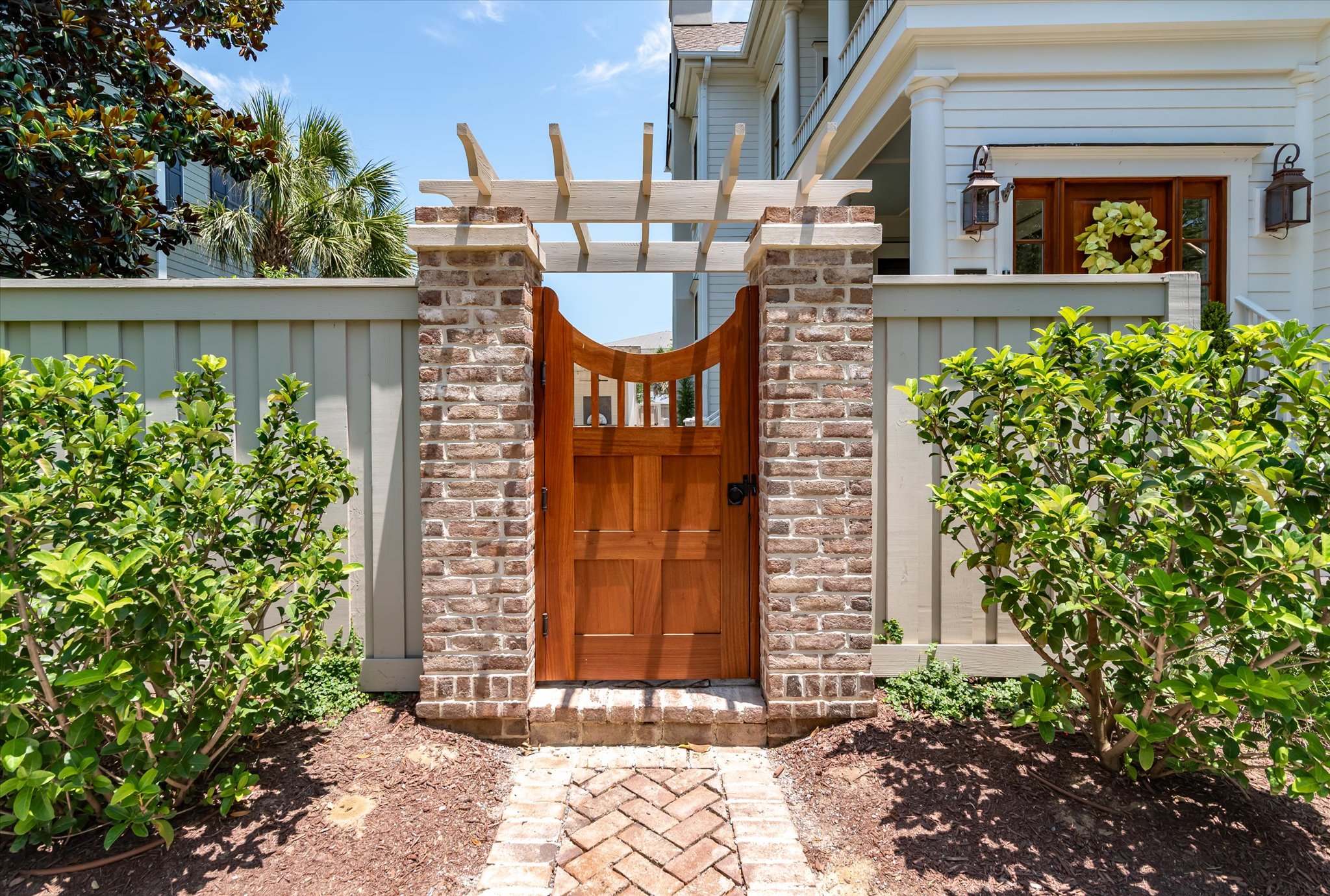 Custom outdoor gate and door in Charleston, SC - BuiltByR3