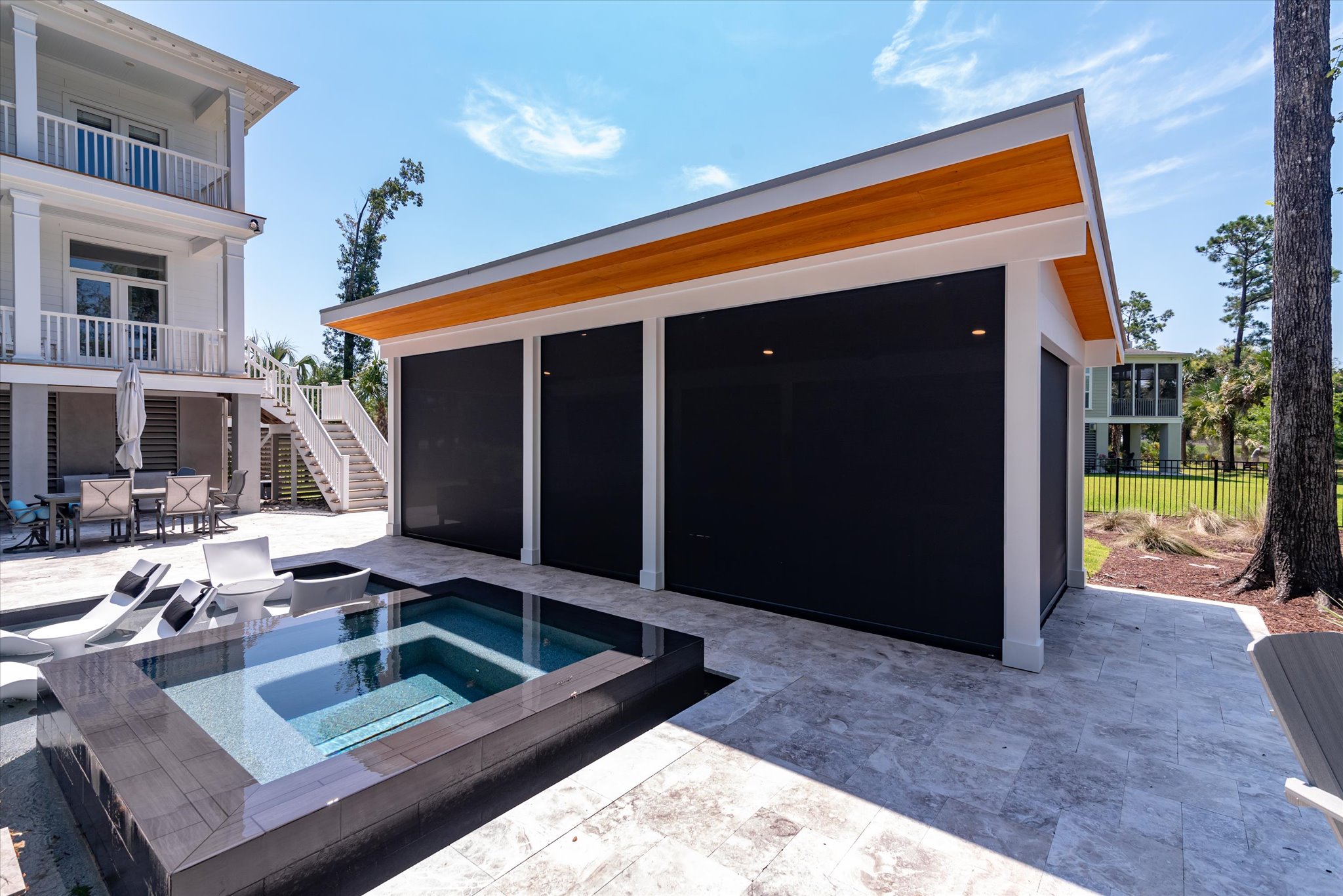 Cabana and custom outdoor space in Goose Creek, SC - BuiltByR3