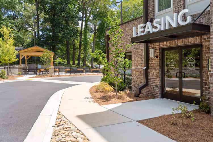 leasing office exterior