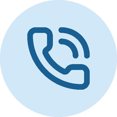 Phone handset with sound waves