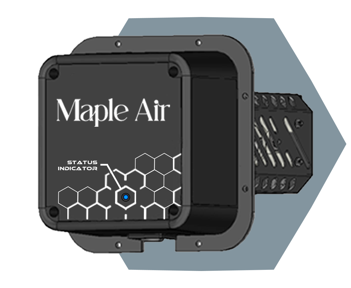 Maple Air hero product shot of Residential unit.