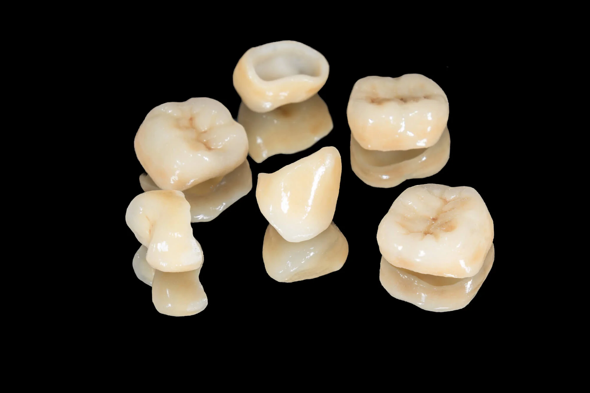 same day crowns close-up