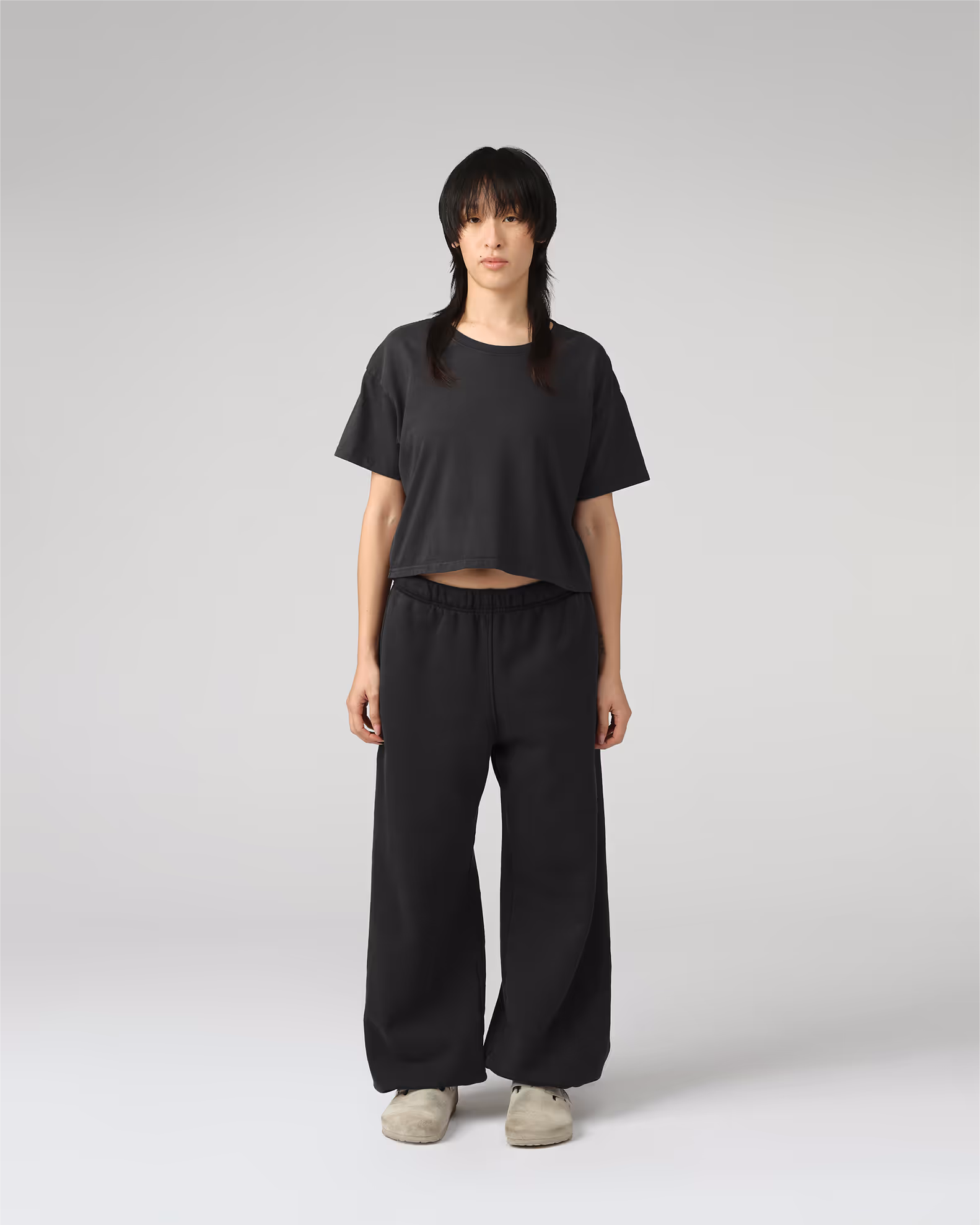 A tailored cropped silhouette designed specifically for women's proportions. Created from our proprietary BioCircular™ Jersey fabric crafted from recycled and organic cotton for minimized impact.