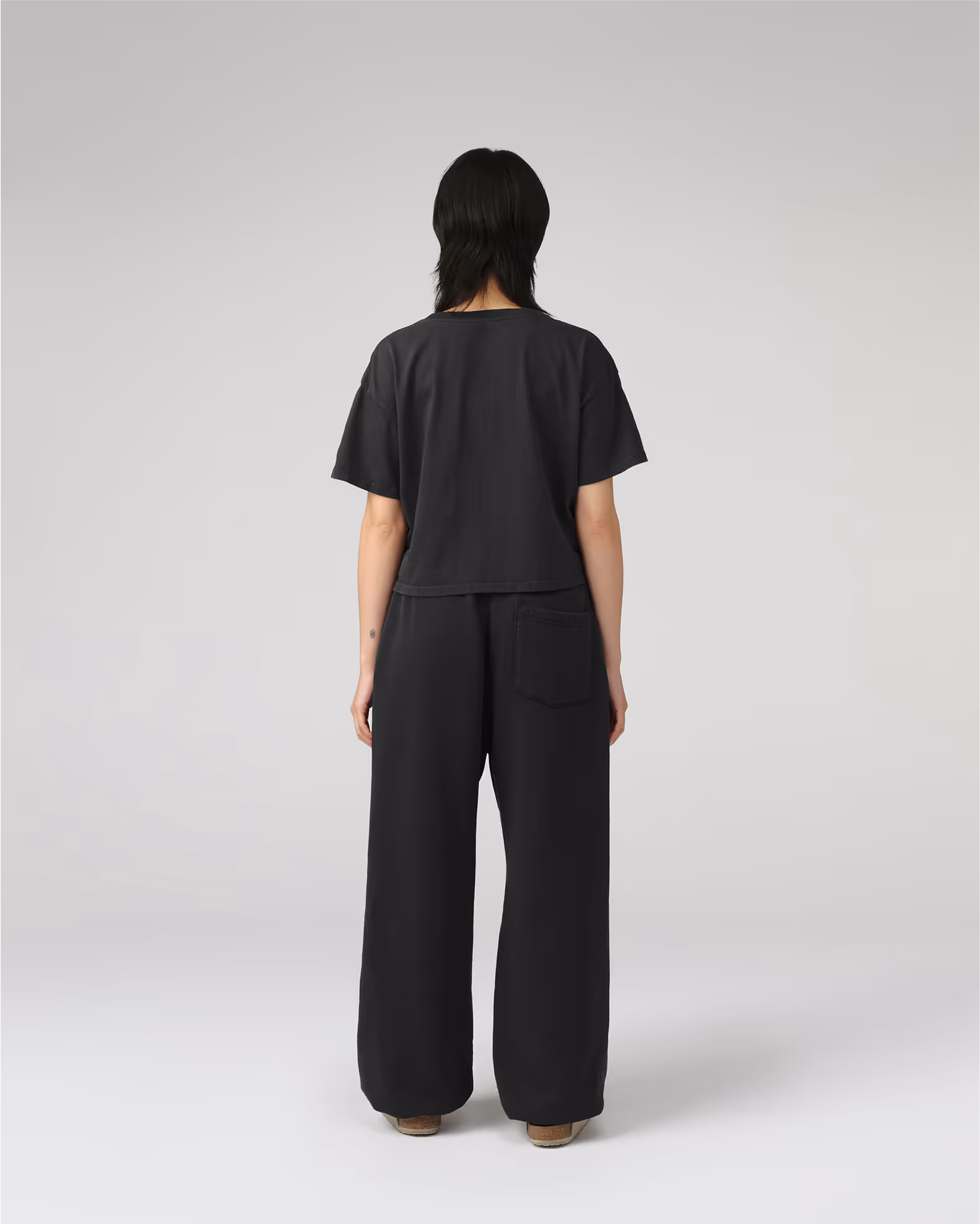 A tailored cropped silhouette designed specifically for women's proportions. Created from our proprietary BioCircular™ Jersey fabric crafted from recycled and organic cotton for minimized impact.