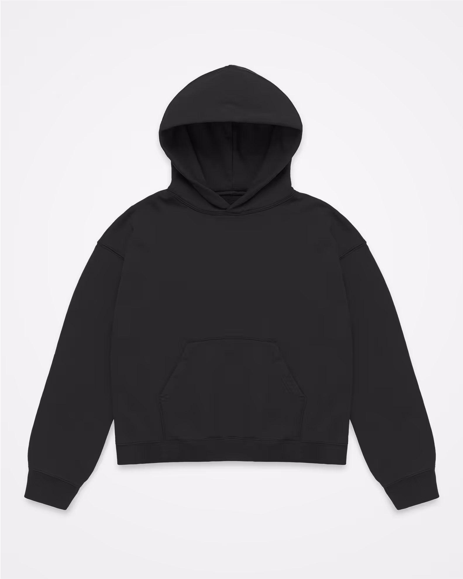 A contemporary cropped interpretation of our classic hoodie with wider proportions for street styling. Crafted from our heavyweight organic cotton brushed fleece with an enzyme finish for unrivaled softness