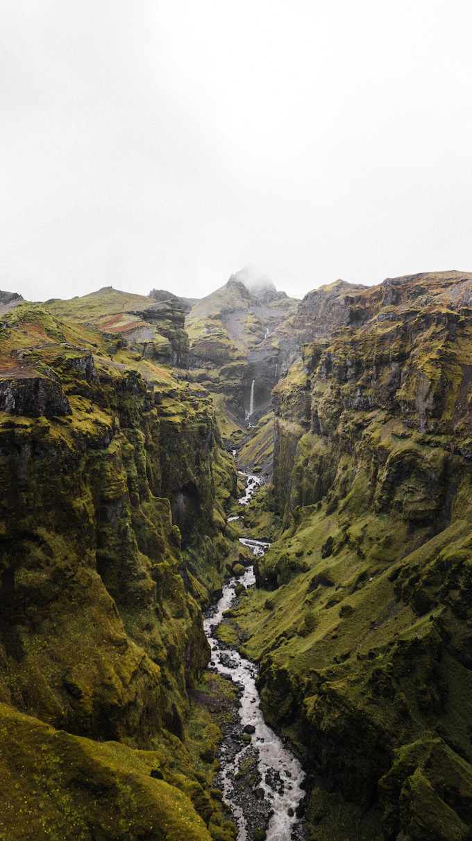 Múlagljufur Canyon ceremony location for an Iceland wedding
