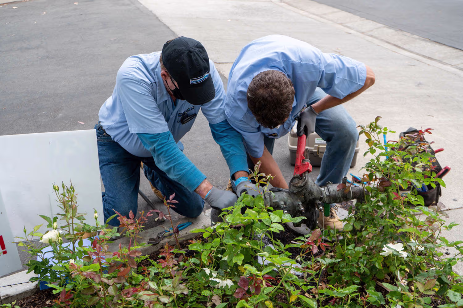 Irrigation System Backflow Preventer Installation