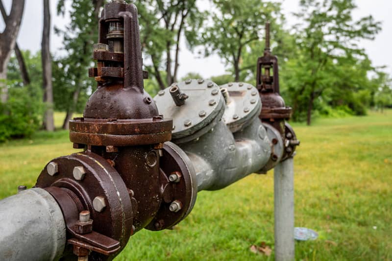 Backflow device installation