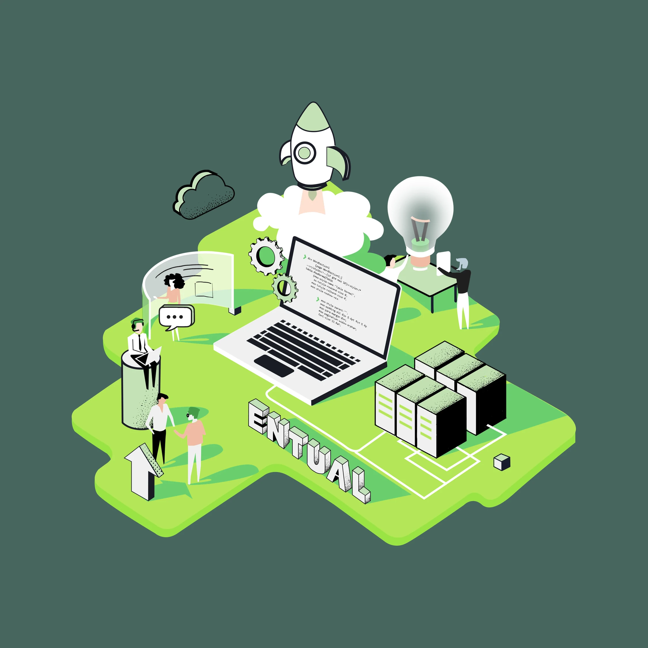 Entual, Illustration, Headergrafik