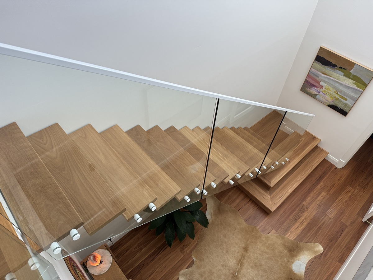  floating timber staircase